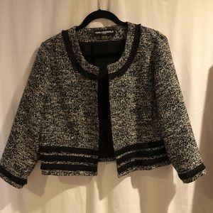 Black and white jacket